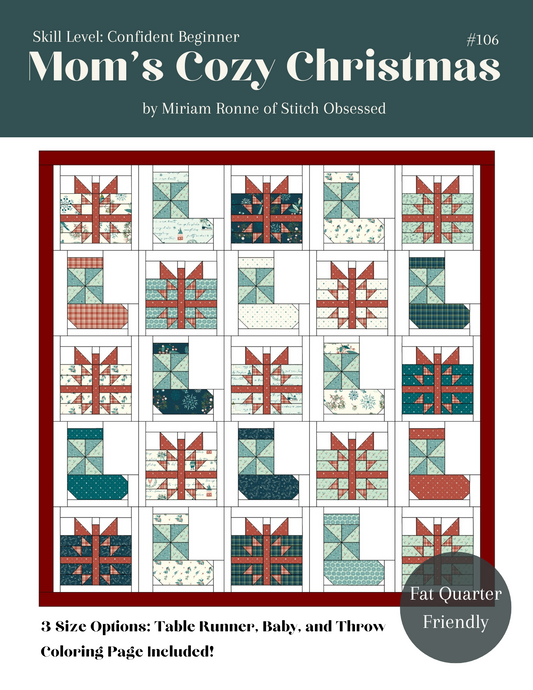 Cozy Christmas Quilt Pattern- PDF Copy